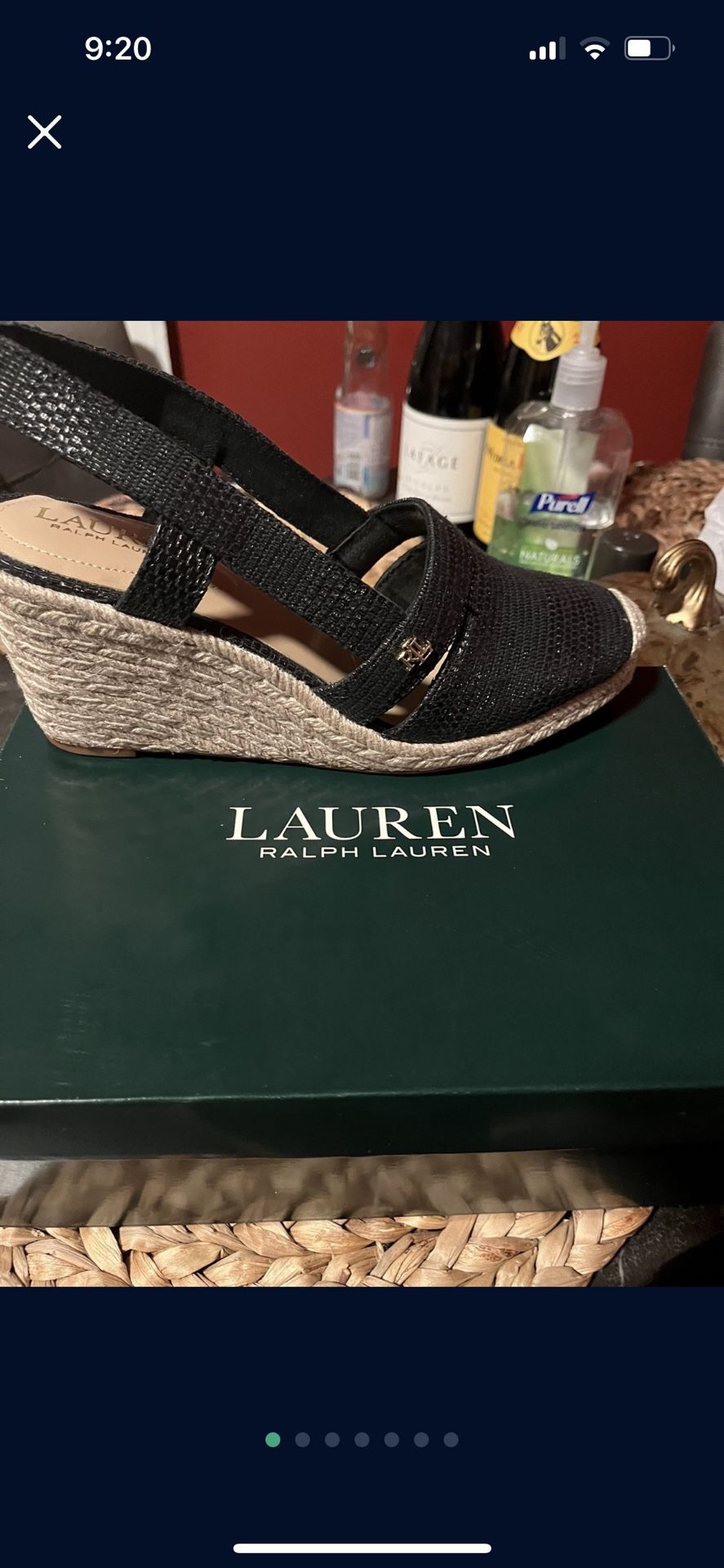 Beautiful Ralph Lauren Wedges Size 8.5