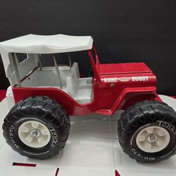 Vintage Tonka Red Dune Buggy Jeep with Top