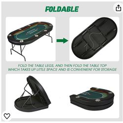 Foldable Poker Table $50 Obo