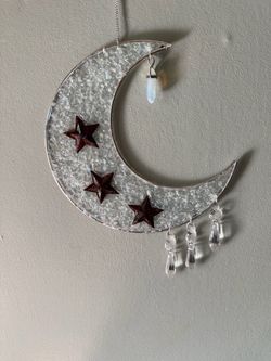 Handmade Celestial Crescent Moons
