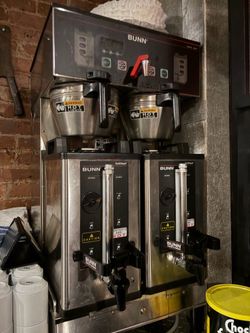 BUNN double coffee maker restaurant