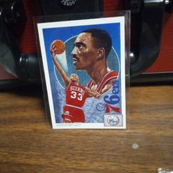 Hersey Hawkins Philadelphia 76ers Checklist 