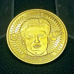 Brett Hull 1997-98 Pinnacle Mint Hockey Bronze Coins Limited Edition Rare NHL