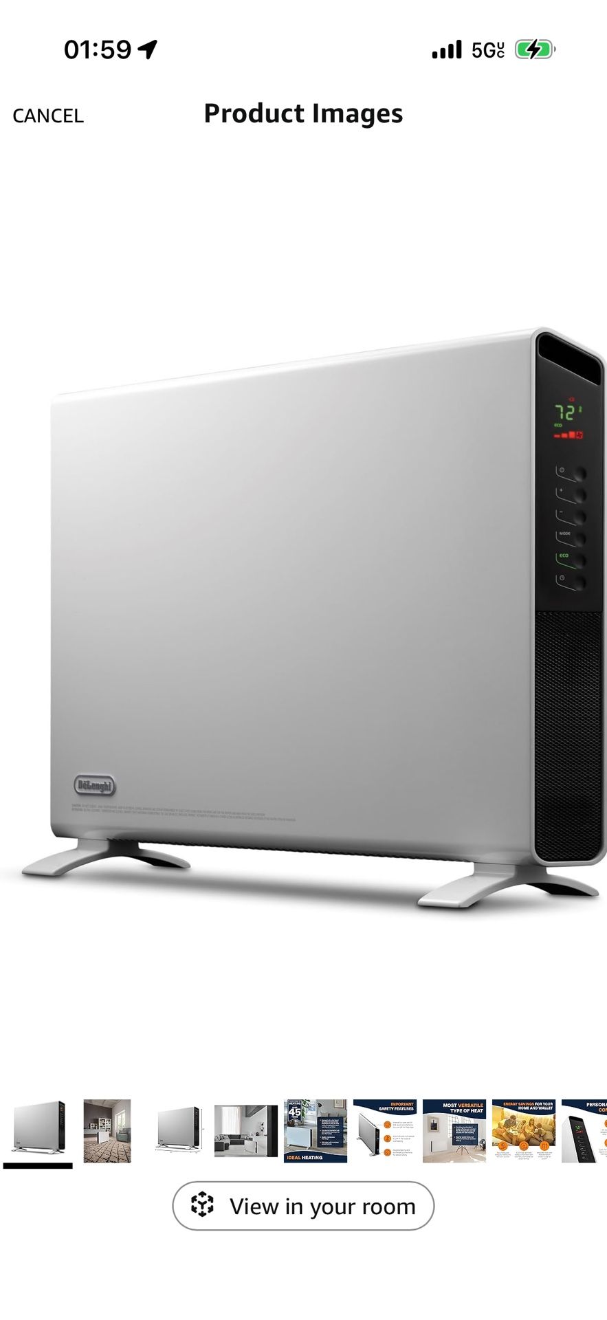 Electric Heater Digital Display