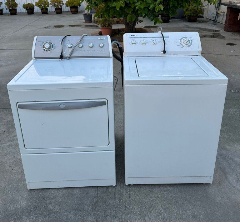 Kenmore 80 Series Washer Machine  And Whirlpool GGQ8831 Dryer