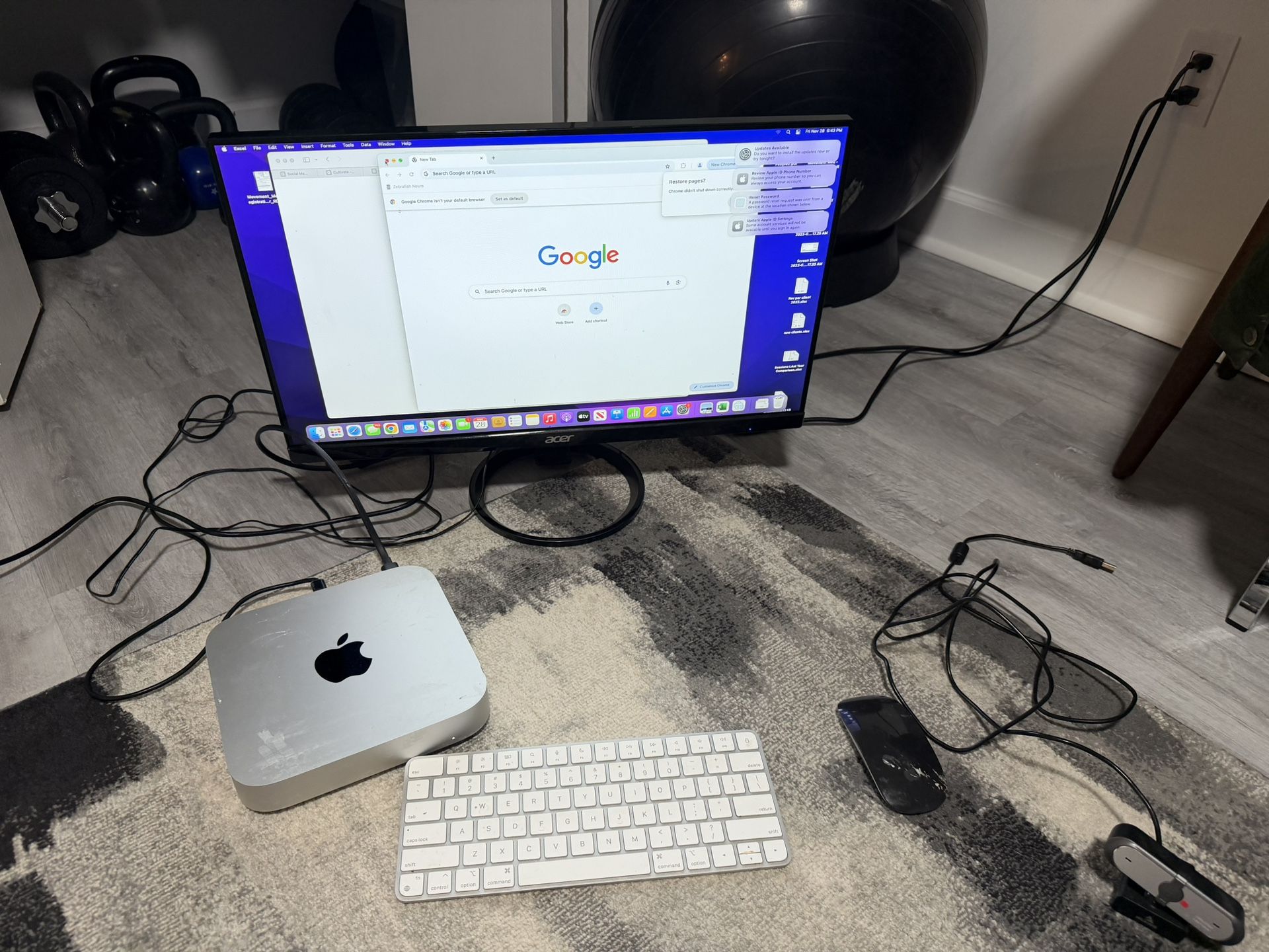 Mac Mini + Monitor Cam M1 8gb