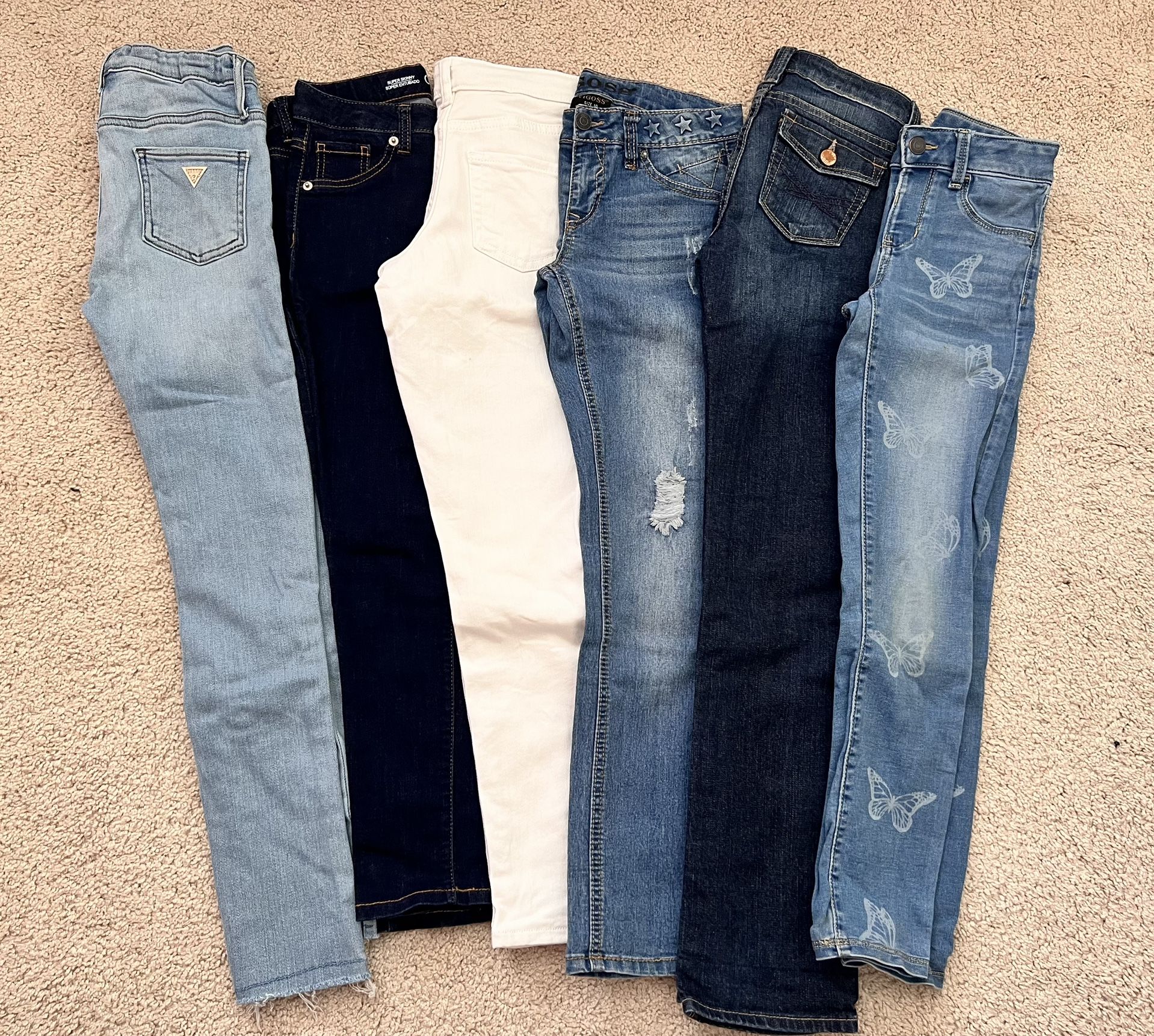 Girls Size 10 Jeans 5+ 1