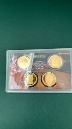 2007  proof Presidential  $1 coins