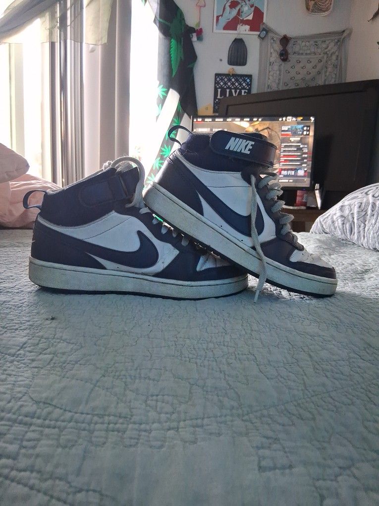 Blue And White Nikes