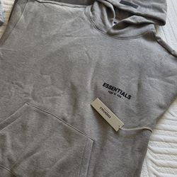 Dark oatmeal essential hoodie