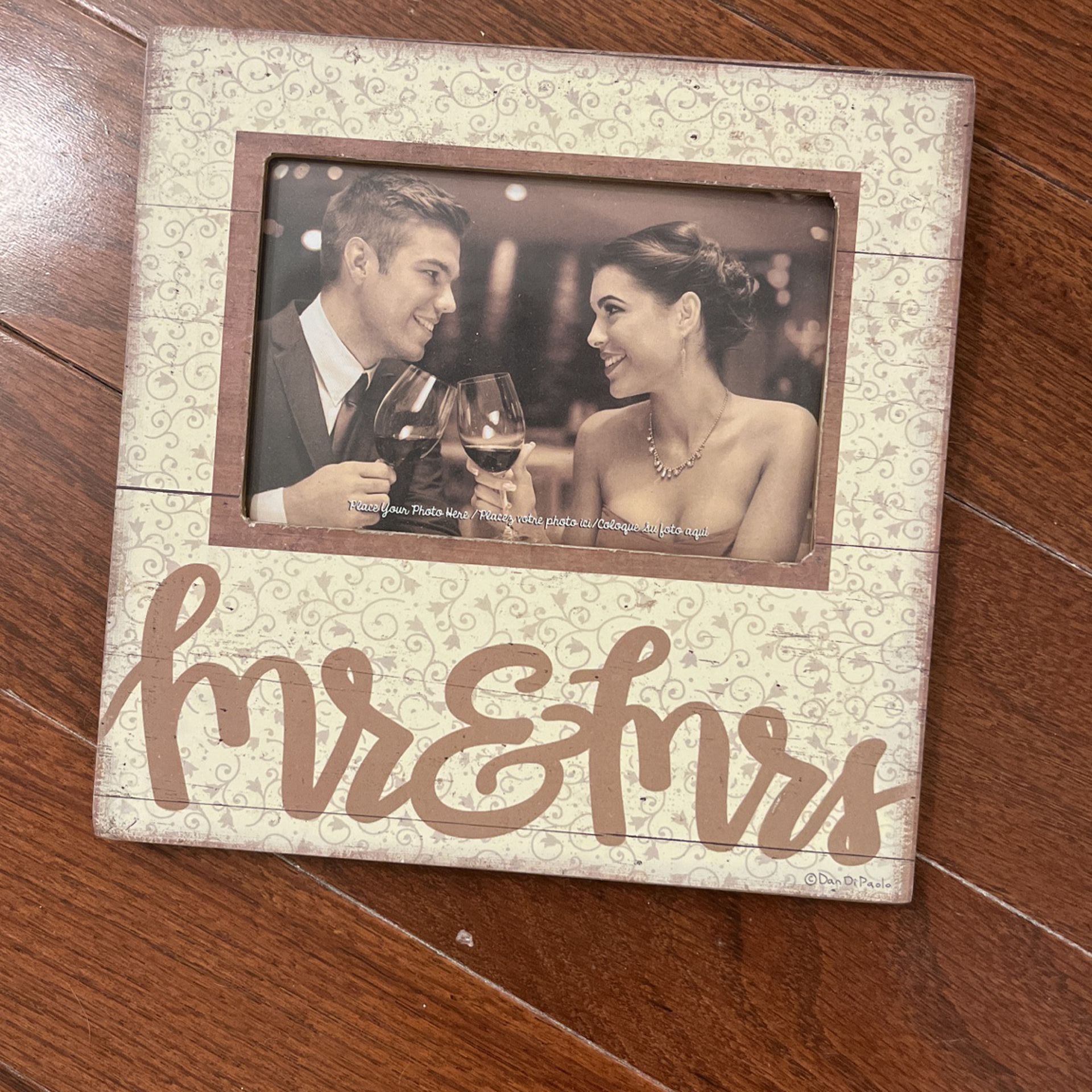Mr And Mrs Picture Frame Wedding Decor Newlyweds