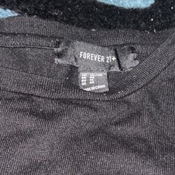 Black Forever 21 Shirt 