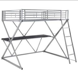 Twin Or Full Sized Work-station Loft Bed