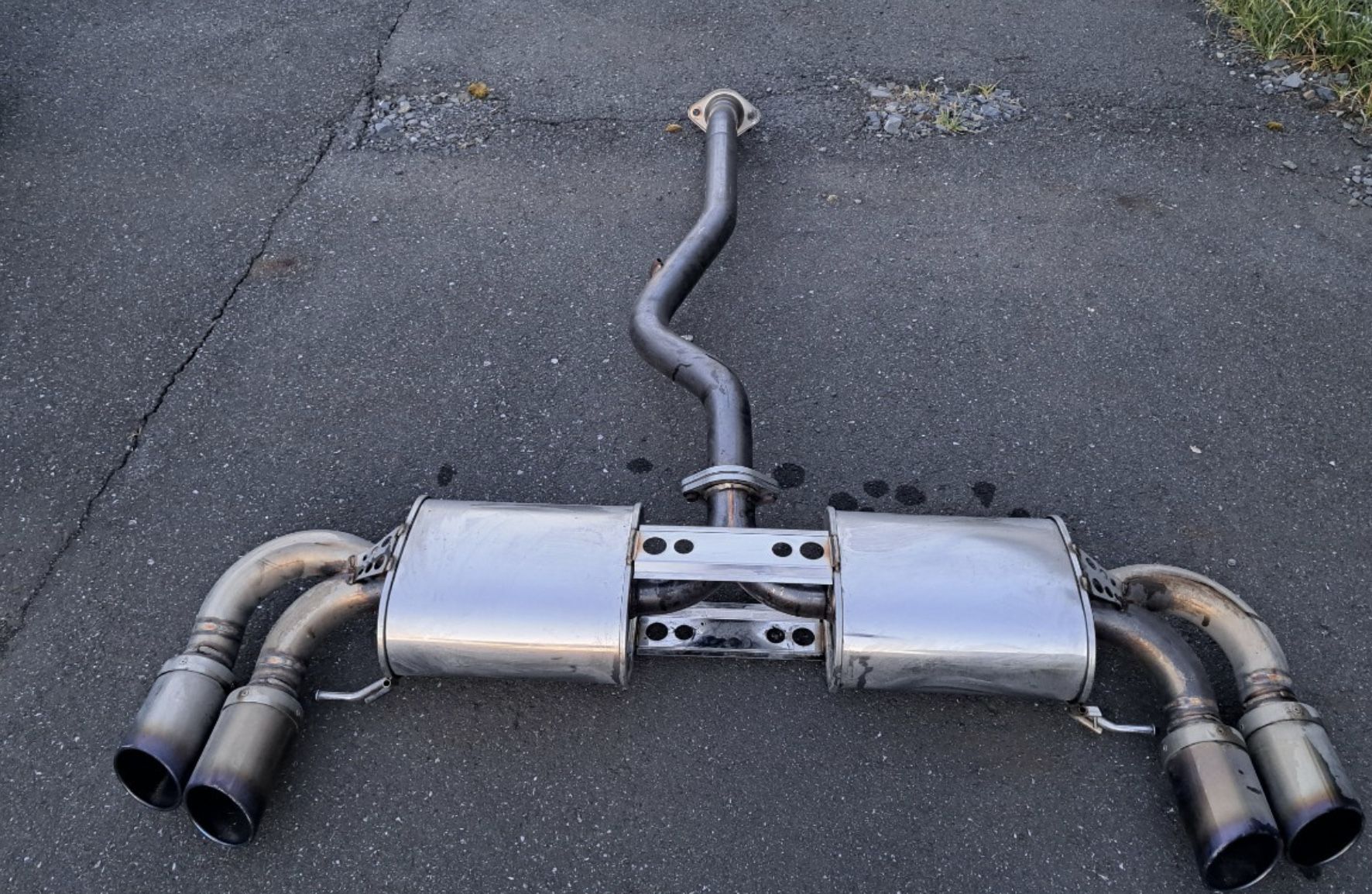 rx8 quad exhaust  R-magic titanium tips. very rare. 