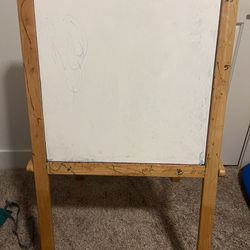 Easel With White Board And Chalkboard