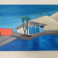 Hand Painted Art Piece 