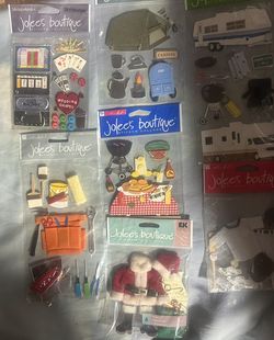 Vintage Scrap Booking Stickers 