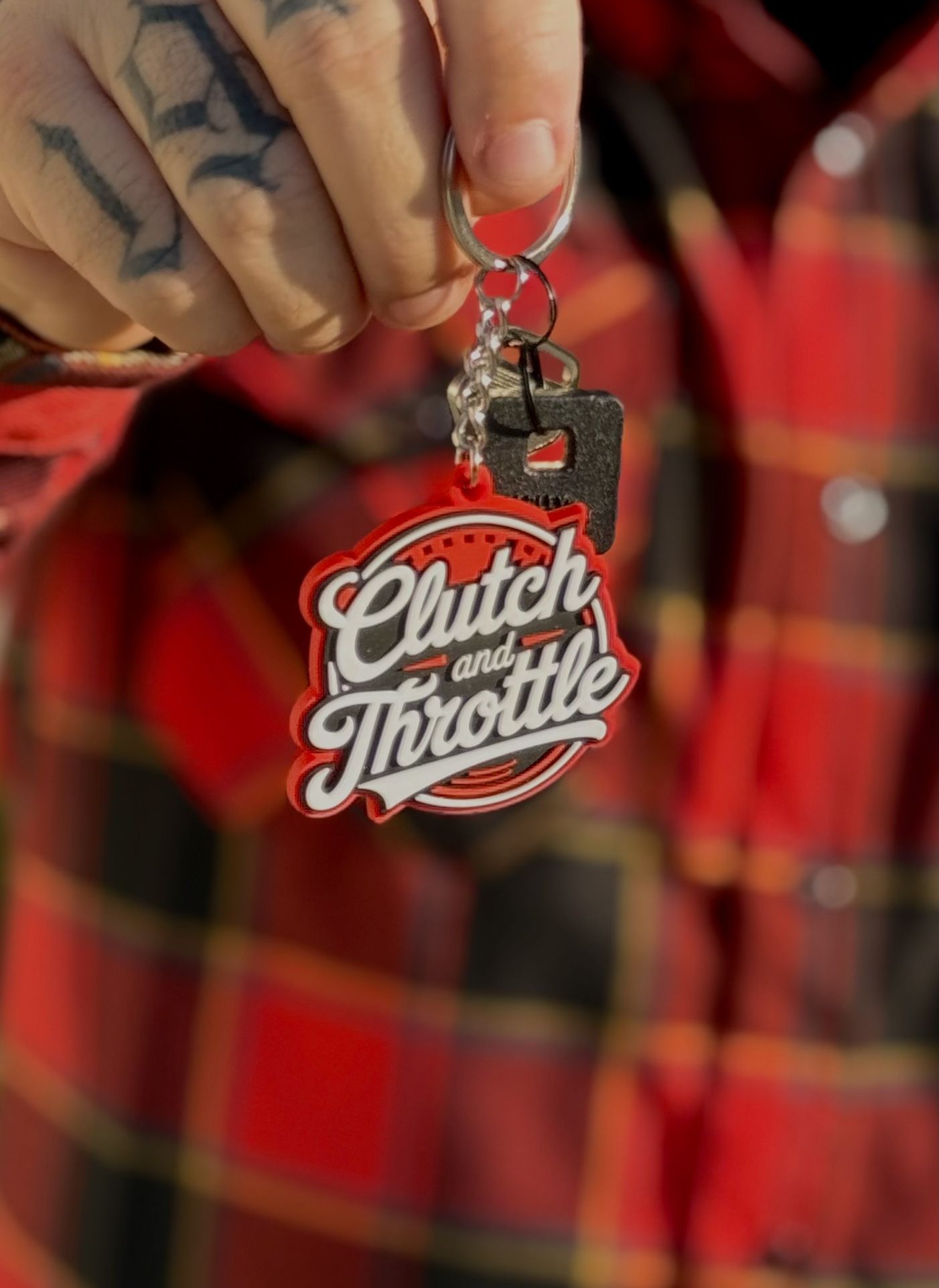 OG Crest Keychain (Red)