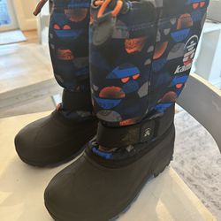 Boys Kids Kamik Waterproof Snow Boots Youth Size 2