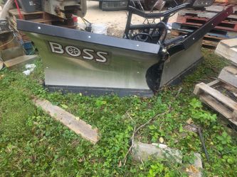 BOSS 9' V-Plow Snow Plow – USED – $4,000