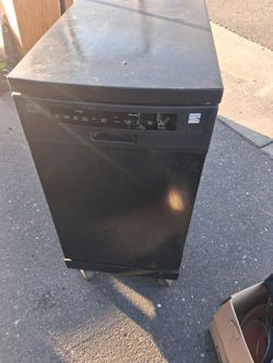Kenmore Portable Dishwasher Black