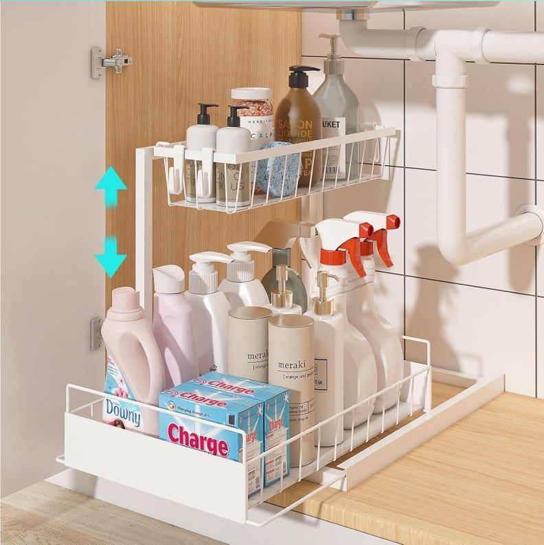 bukfen Under Sink Organizer 2 Tier