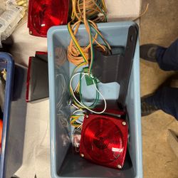 3 New trailer lights with some wiring