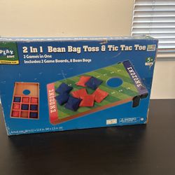 2 In 1 Bean Bag Toss & Tic Tac Toe