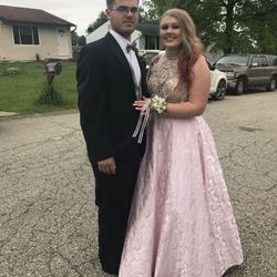 Prom dress Size 12 light pink