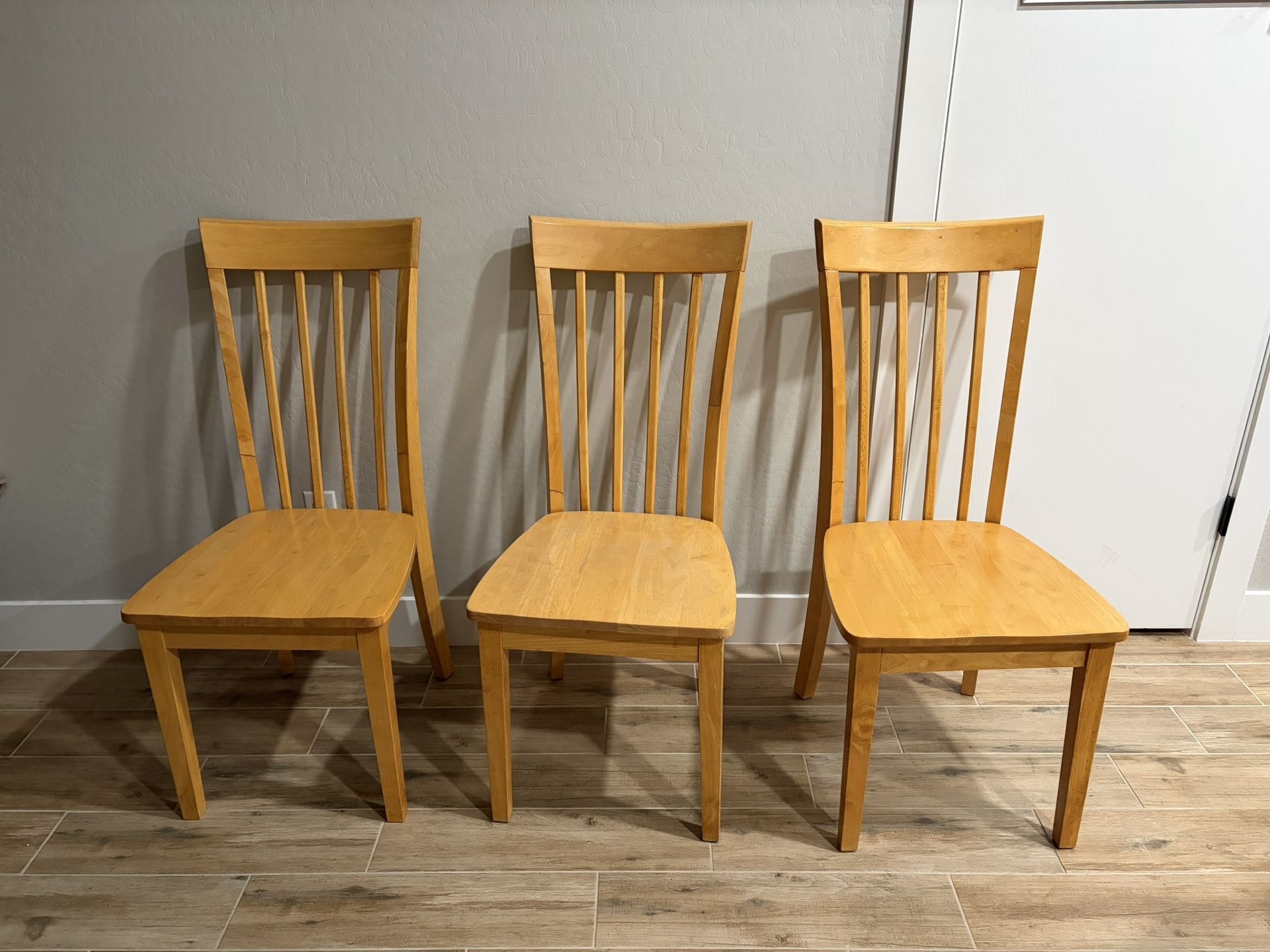 Wooden Dinning room chairs 