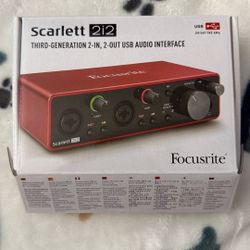 Focusrite Scarlett 2i2