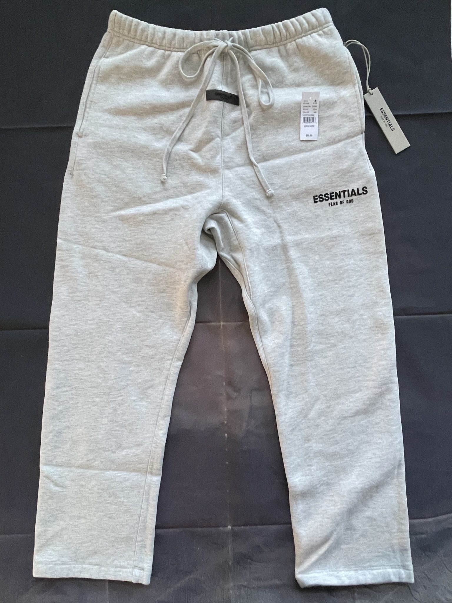 Fear of God Essentials Relaxed Sweatpants Light Oatmeal Grey,All Products : American Fashion Style Bags On Sale