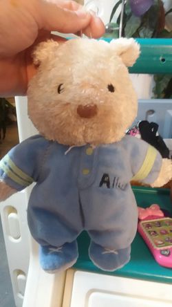 Cute little rattle bear