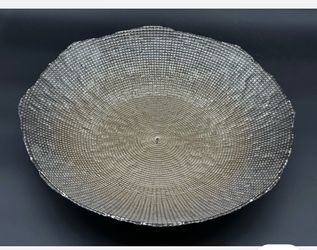 Glass bowl platter