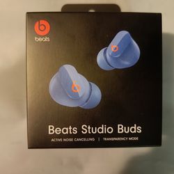 Beats Studio Buds MMT73PA Ocean Blue 2022 Version New Sealed In Box 