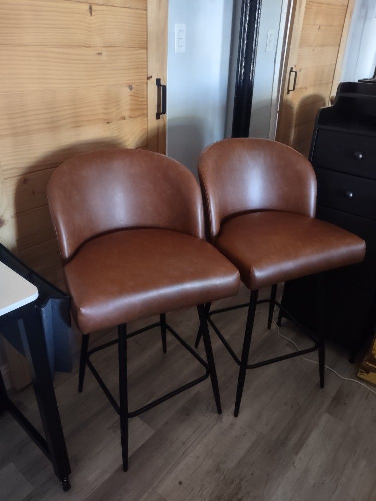 Brand New ZURI Tall Back Stools 28 To Seat 