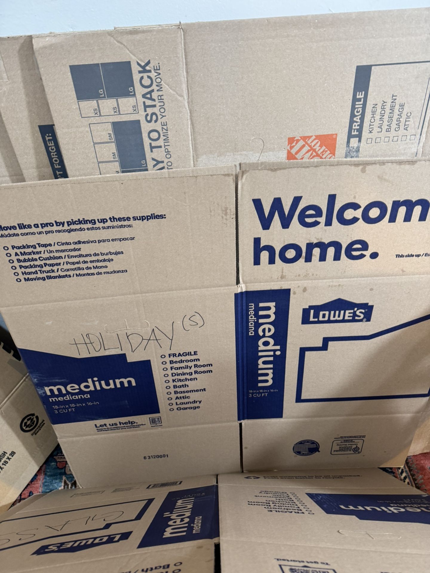 MOVING BOXES 27 COUNTS