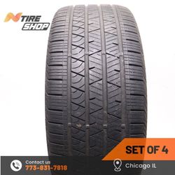Set of 4 Used  7.5/32  Run Flat  285/45R21  113H  Continental  CrossContact LX Sport SSR