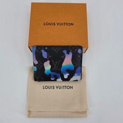 Louis Vuitton Multiple Wallet In Sunrise Monogram Eclipse (#26306)