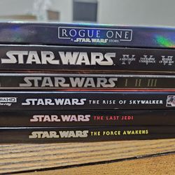 STAR WARS: 3 Trilogies, Rogue One Blu Ray 