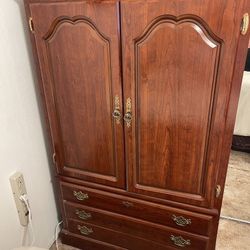 Beautiful Cherry Wood Armoire -New Condition