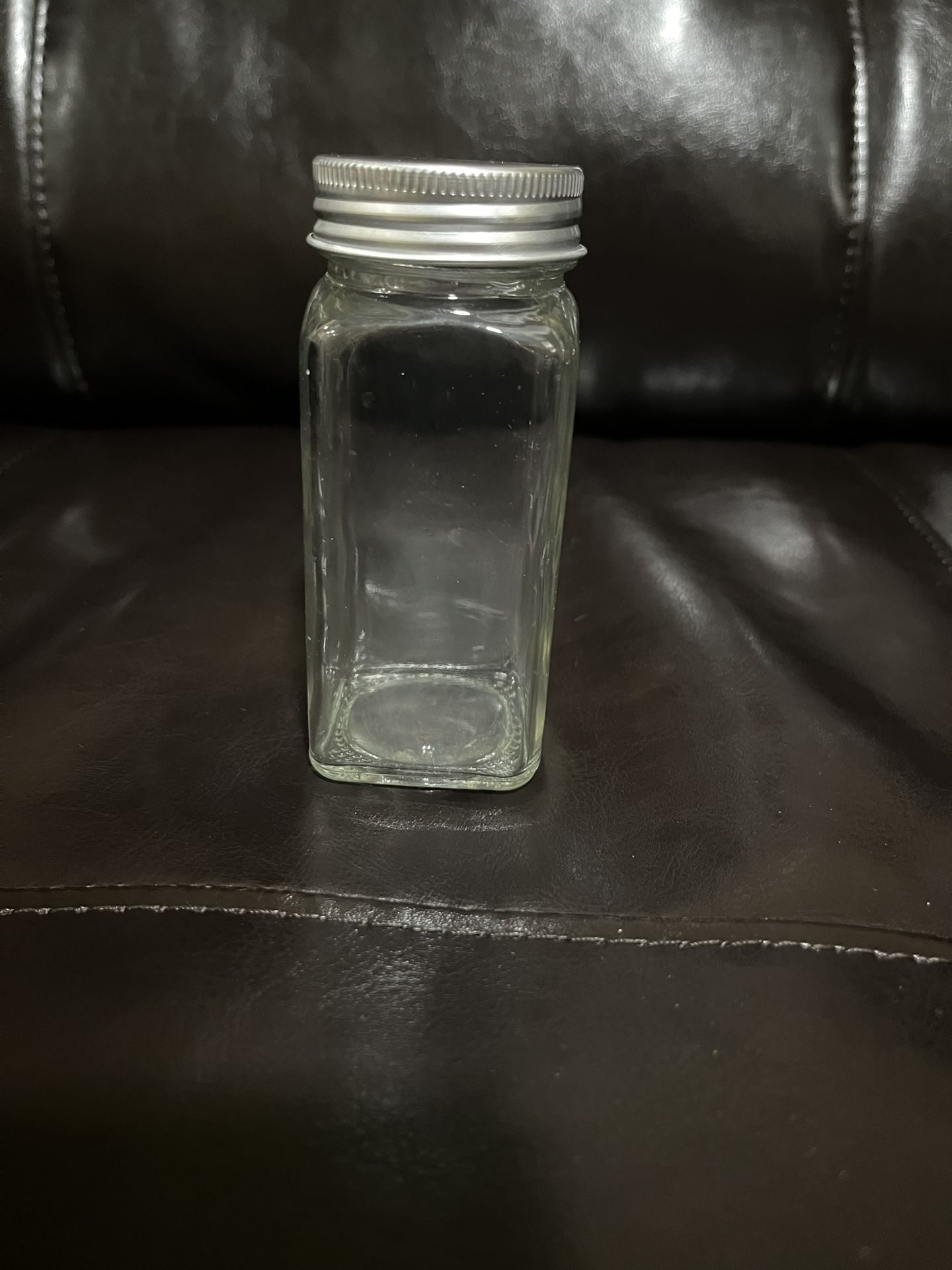 4 Oz Square Glass Bottle (12)