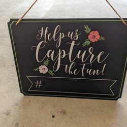 Wedding Hashtag Sign