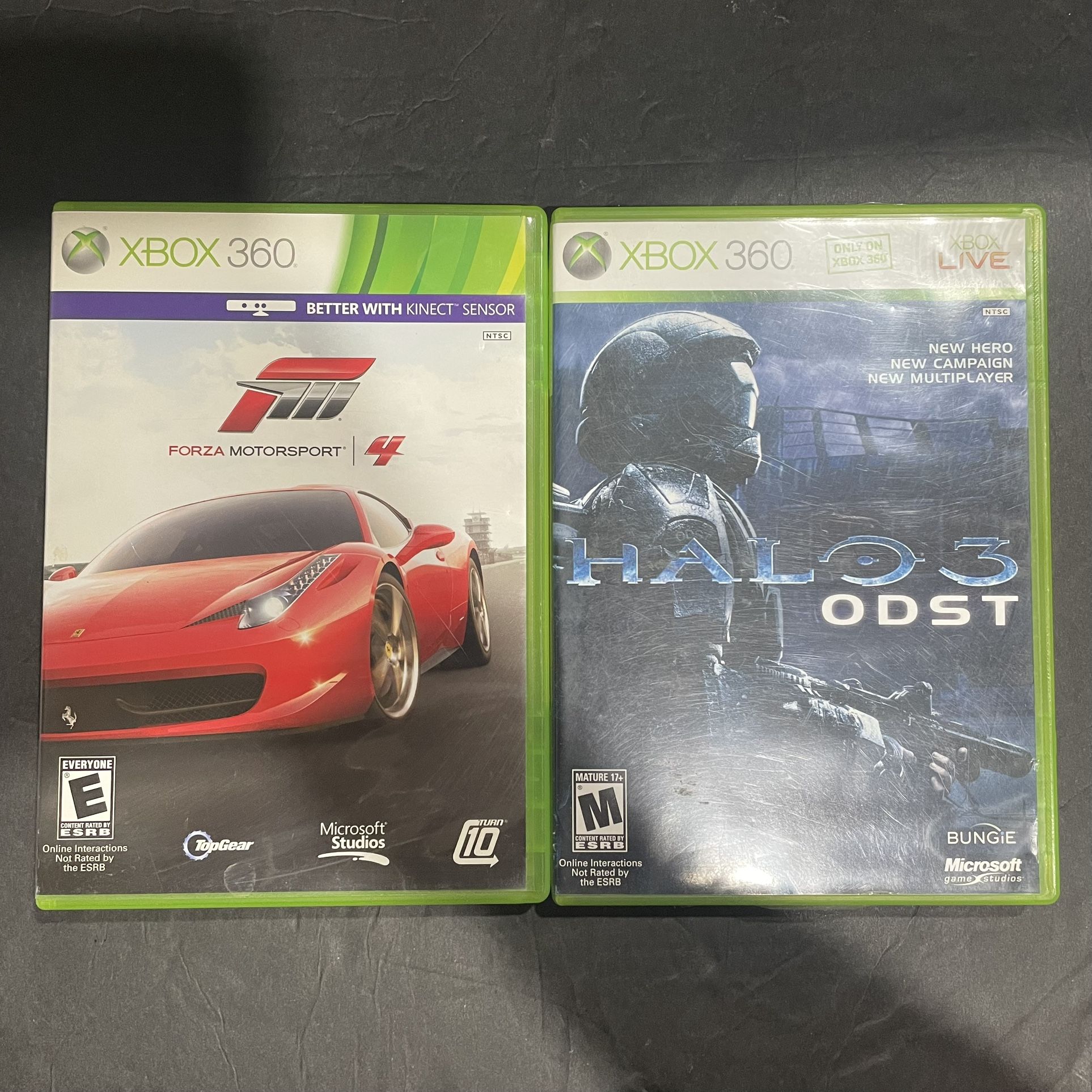 Microsoft Xbox 360 Video Game Bundle Of 2 