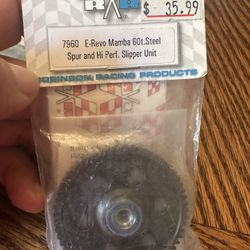 7960 E-Reno Mamba 60t Steel Spur An Hi Perf Slipper Unit