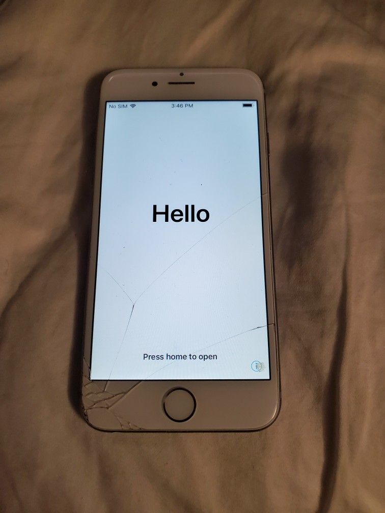 iPhone 6 White ICLOUD LOCKED FOR PARTS