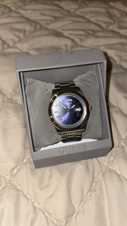 GUESS Blue face watch