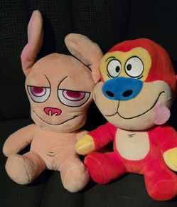 Ren & Stimpy Kidrobot Plushies