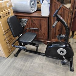 Recumbent Exercise Bike, Magnetic Staionary Bikes for Home with 16-level Resistance & Adjustable Seat, Staionary Bike for Seniors Adults, 330 LBS  