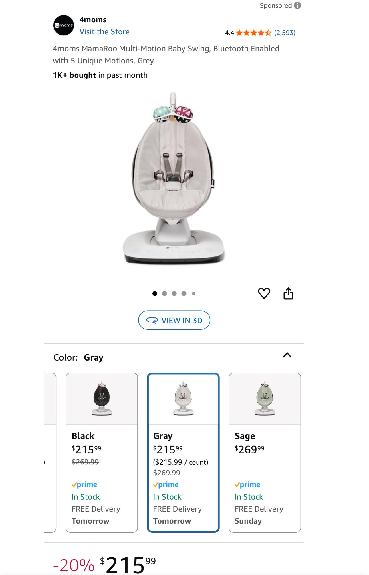 4moms Mamaroo
